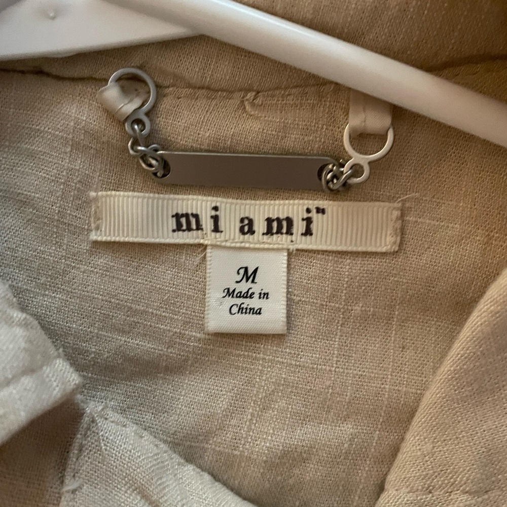 Tan Button Up - Picture 2 of 2